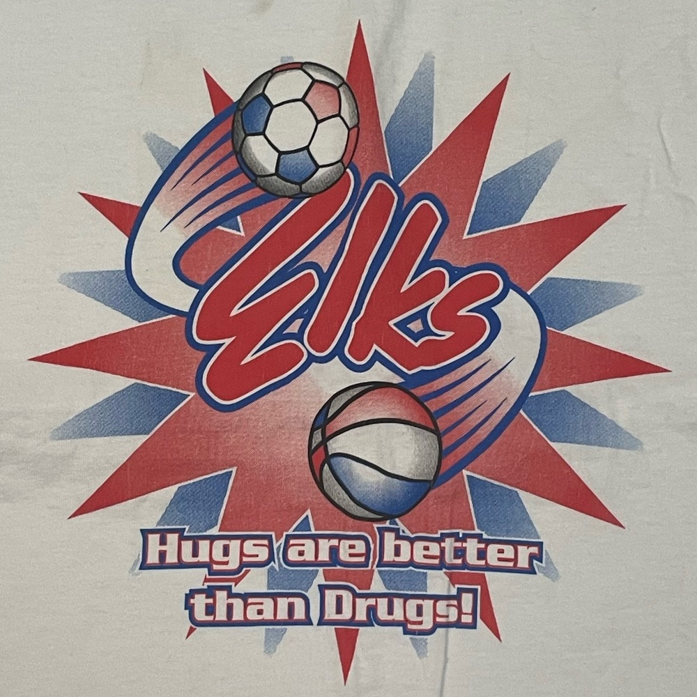 Hugs better than drugs Vintage tee